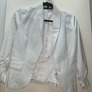 All White Blazer